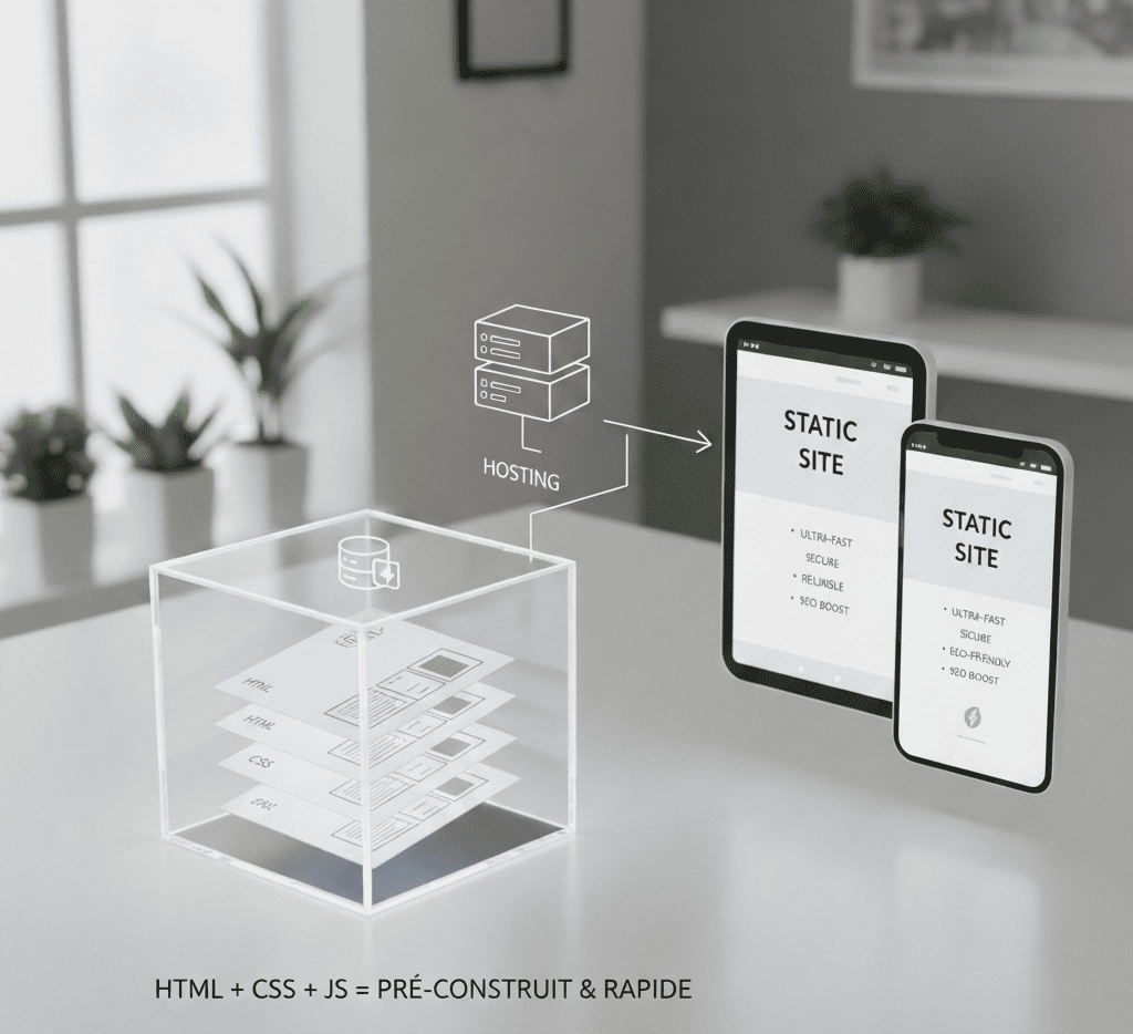 Principe d'un site web statique